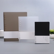 Techo A5 A6 PVC Transparent Hard Cover Ring Planner Loose Leaf Notebook Binder 6Holes