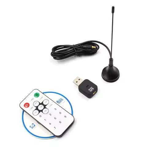 Digital DVB-T2/T DVB-C USB 2.0 TV Tuner Stick Receiver With Remote Control