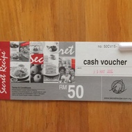 RM 50 - Secret Recipe Cash Voucher