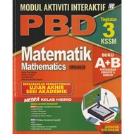 Sasbadi 2023: Interactive Module Training PBD UASA Mathematics (Bilingual) A+B Level 3 9789837731875