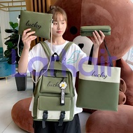【READY STOCK】【Beg galas wanita】 Sekolah perempuan perempuan beg sekolah kapasiti besar beg sekolah p