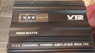 ㊣1193㊣ WDK-705 V12 QP-960.4 四路功放 4聲道功放 汽車音響 擴大機 3800W 可議價 Li