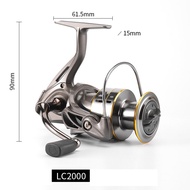 【Ready Stock】CORALOV HE1000 Reel Pancing Max Drag 30kg Shimano-LC2000-7000 Reel Pancing Gulungan Pan