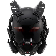 Cyberpunk Mask Music Festival Accessories Cosplay Party Glowing Mask Cool led Helmet Mask