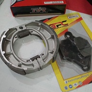 Brake Pad/Brake Shoe Set. Suzuki Address/Nex..tested fittings... Disk Brake Pad