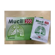 MUCIL(Acetylcysteine) POWDER 200MG (10Sac)