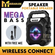 Fojax mini Bluetooth speaker bass speaker mini speaker karaoke speaker portable speaker with mic FJ-608DW Speker