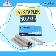 Novus Large stapler contents 23/6 - Staples 6 mm