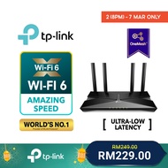 TP-Link Archer AX53 Wifi 6 Router Dual Band Gigabit AX3000 High Power Wireless Router With Homecare 