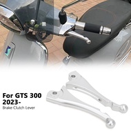 Motorcycle Accessories New CNC Aluminum Brake Clutch Levers Black and Silver For VESPA GTS 300 Gts30