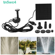 TN5WC4 Solar Fountain Pump, 4 Nozzles Mini Solar Panel Water Pump, Sprinkler DIY DC Brushless 200L/H