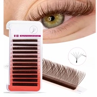6D W 0.07D Mixed Multi Color False Eyelash Grafting