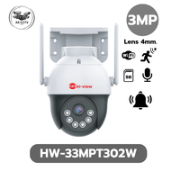 Hi-view รุ่นHW-33MPT302W กล้อง wifi มีแจ้งเตือนติดตั้งง่ายราคาสุดคุ้ม / รองรับwifi 2.4 / 5 Ghz. พร้อ