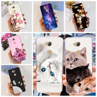 For Sony Xperia XA2 Ultra Casing 6.0'' Cute Fashion Flowers Cat Cool Painted Soft TPU Shockproof Cover For Sony Xperia XA2 Ultra Phone Case