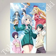 Poster Figure Gambar Sagiri Masamune Eromanga Sensei Full Paper Canvas