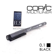 Copic Multiliner 0.1 Black