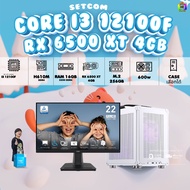 SETCOM + MONITOR BONMECOM2 ครบเซ็ตพร้อมจอ / CPU i3 12100F / RX 6500 XT 4GB / Case เลือกแบบได้ครับ