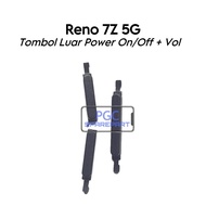 TOMBOL External Buttons 1 Set Power On Off Volume OP Reno 7Z 5G / Reno7 Z 5G / CPH2343 - Button O/F 