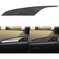 Auto Dashboard Co-Pilot Trim Strip Decal Premium Sticker Real Quality Soft Carbon Fiber Interior Tri