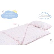 Iflin Baby - ที่นอนน้องอนุบาล ถุงนอน+หมอนหนุน (2-4 ขวบ) - Toddler Sleeping Bag - มีทั้งหมอน ผ้าปูรอง