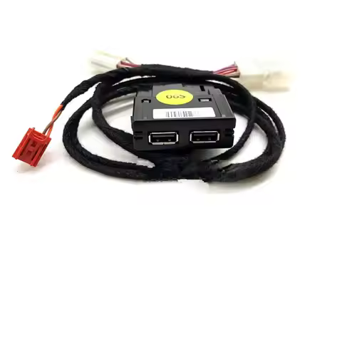 OEM Rear Seat USB Socket Armrest USB with Wiring for VW Tiguan MK2 Teramont Skoda Kodiaq Karoq Octav