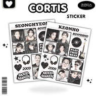 KEONHO MARTIN JAMES SEONGHEYEON JUHOON CORTIS UNCUTTING/ CORTIS STICKER WHITE EDITION
