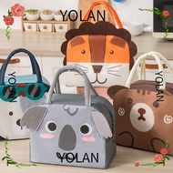 YOLANDAGOODS1 Cartoon Stereoscopic Lunch Bag, Thermal Bag Thermal Insulated Lunch Box Bags,  Portable  Cloth Lunch Box Accessories Tote Food Small Cooler Bag
