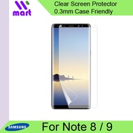 0.3mm Clear Screen Protector For Samsung Note 8 / 9 (Not Tempered Glass)