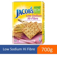 Jacobs Tin Biscuit Low Sodium HI Fibre 700g