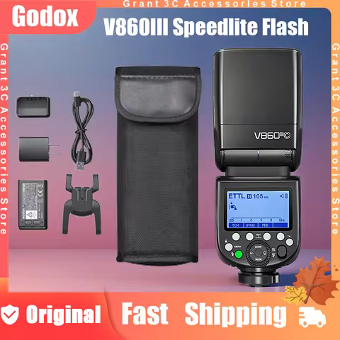Godox V860III TTL HSS 2.4G Speedlite V860III-C V860III-N V860III-S Flash pour appareil photo Canon S