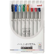 Mitsubishi Uni-ball ONE UMN-S-038-8C 0.38mm ball Pen 0.5mm 8 Colors Set Gel