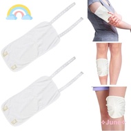 JUNE knee Castor Oil Pack Wrap, Reusable Elastic Strap Castor Oil Bag, Unisex|Washable Anti Oil Leak Cotton Castor Oil Compress Pad for Neck Calf Knee Inflammation