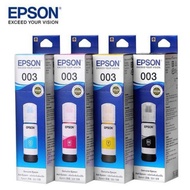Original Epson 003 Ink Black / Cyan / Magenta / Yellow / SET L3110/L3150/L5190/L3210/L325（No box）