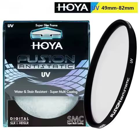 HOYA UV Filter 49_52_55_58_62_67_72_77_82mm FUSION ANTISTATIC Slim Multicoat Protective for Nikon Ca