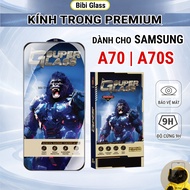 Samsung A70, A70S premium transparent tempered glass full screen phone screen protector