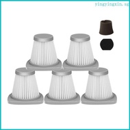 YIN 3 5Pcs Handheld Vacuum Cleaner for SC861 SC861A Accessories HEPA Filter