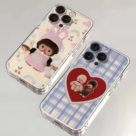 Cute M-monchhichis-s Phone Case For Xiaomi Redmi Note 15C 14 13 12 12S 12C 11 10 13C 10s A1 A2 A3 Pr