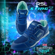 RSL STINGZ Badminton shoes Junior Blue/Turqoise