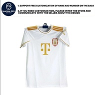 Bayern Munich 125th Anniversary Fan Edition T-SHIRT – Elegant White Gold Full Sublimation Tee, Herit