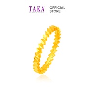 TAKA Jewellery SparkleCut Marquise 916 Gold Ring