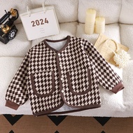 shtoine | New Check Style -esque Girls Blazer for Spring and Autumn