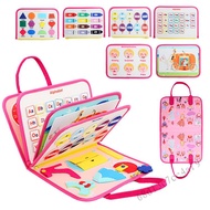 Montessori Busy Board - Toy การเรียนรู้ทางประสาทสัมผัสสำหรับเด็กอายุ 1-6