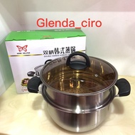 304 2L Stainless Steel Korean Steamer 26cm