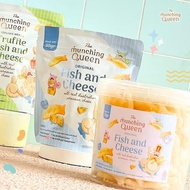 Munching Queen  Fish and Cheese  Snack / Jajanan Sehat No MSG Kerupuk Keju Chips Potato Food Cemilan