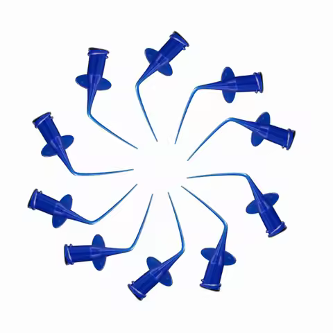 5/10/50/100pcs Dental Disposable Plastic Syringe Tips Endo Irrigation Root Canal Lateral Irrigation 