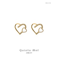 10k Gold Stud Earrings No Fade, US 10k Gold Earrings for Women Men