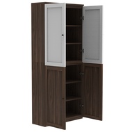 [特價](組合) 特力屋 萊特 組合式書櫃 深木櫃/深木層板8入/深木門2入 78x30x174.2cm