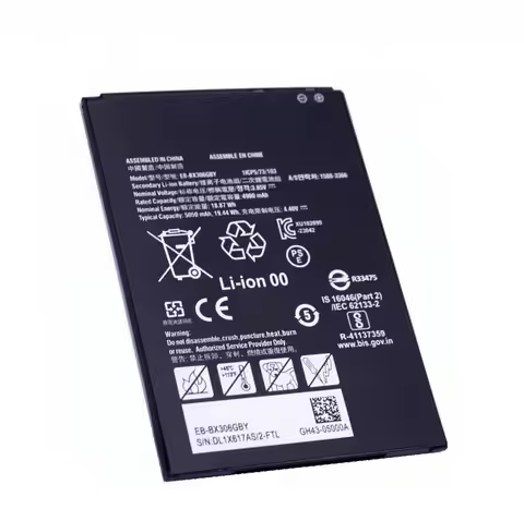 1x 5050mAh EB-BX306GBY Battery For Samsung Galaxy Tab Active 5 Wifi X300 Tab Active 5 5G X306 Tab Ac