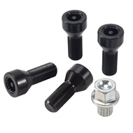 M14 x 1.25 Car Wheel Locking Bolts Wheel Hub Nut Anti-Theft Screw with Key Car Anti-Theft Screw for 