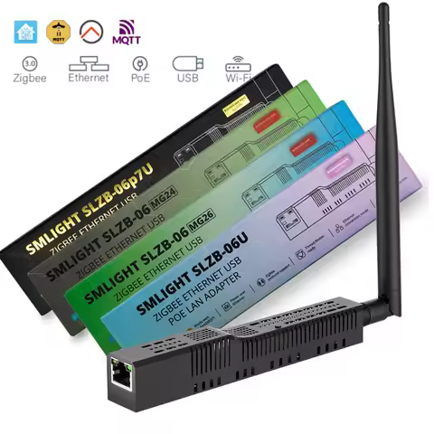 SMLIGHT SLZB-06/M Zigbee 3.0 to Ethernet,USB,and WiFi gateway coordinator with PoE, works with Zigbe